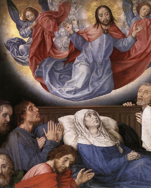 GOES, Hugo van der The Death of the Virgin (detail) oil painting image